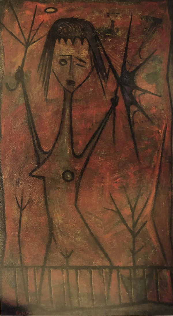 Nina con Sombrilla by Angel Botello