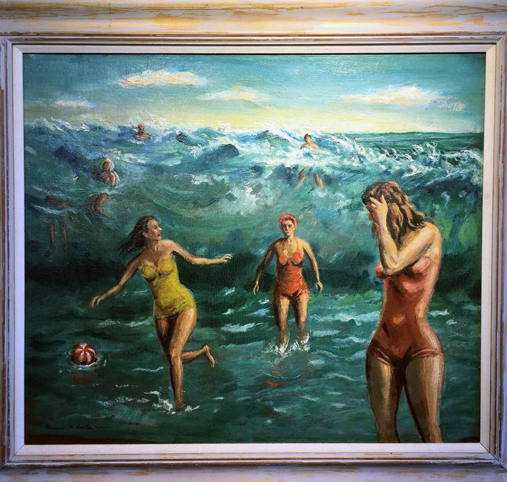 Riding the Surf by Clarence Holbrook Carter