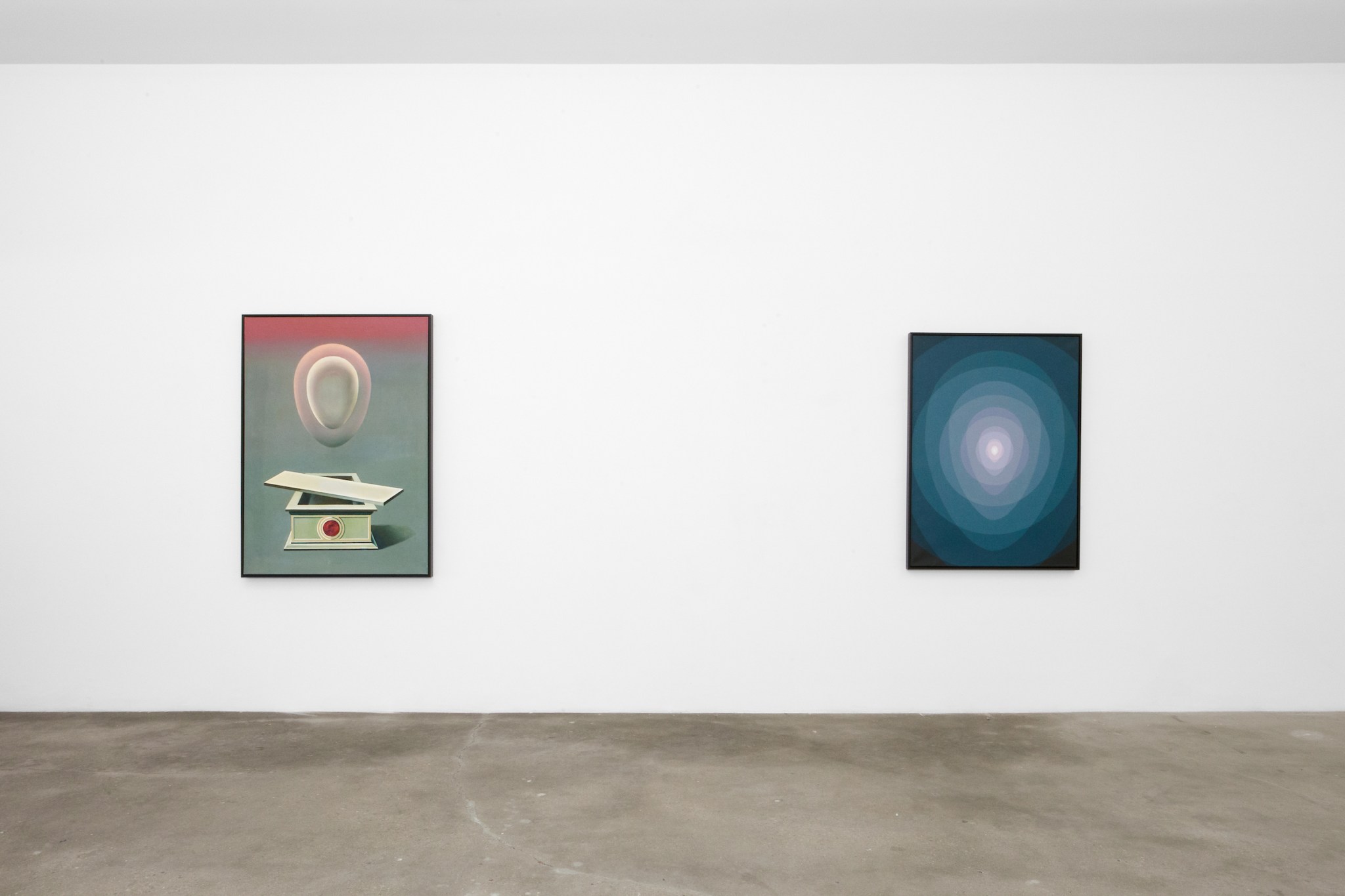 Installation view at Various Small Fires of Clarence Carter exhibition