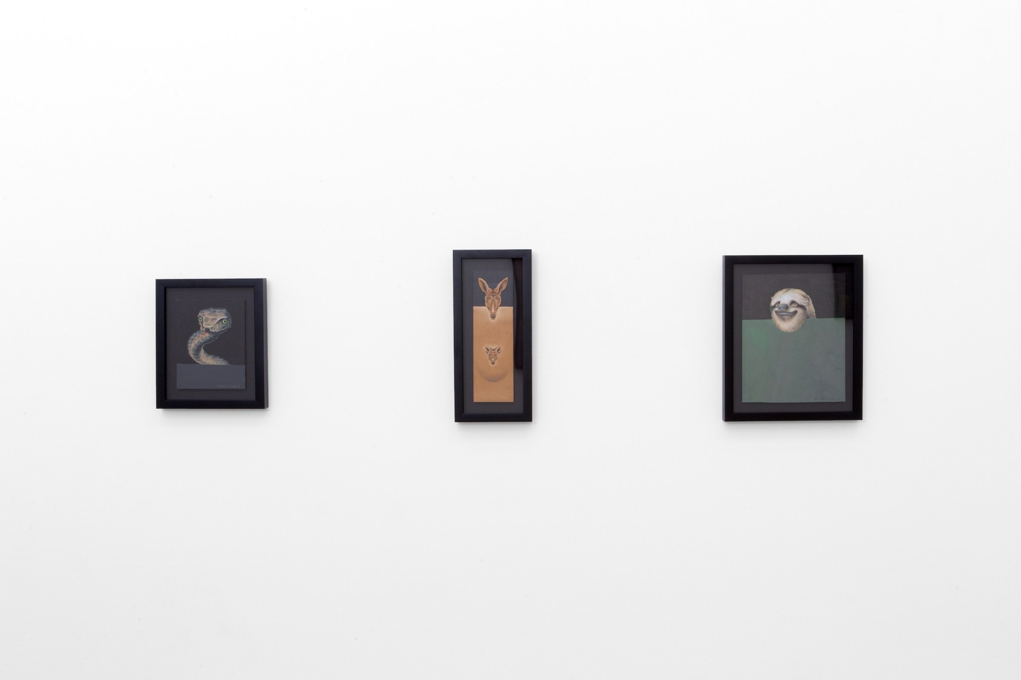 installation view at Various Small Fires of Clarence Carter exhibition 