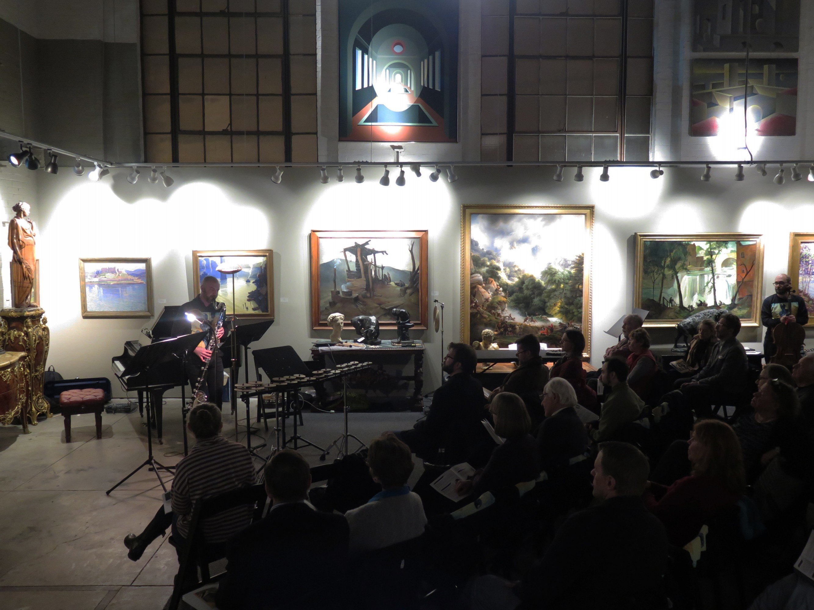 Interior Photograph of Wolfs Gallery in Cleveland, Ohio 