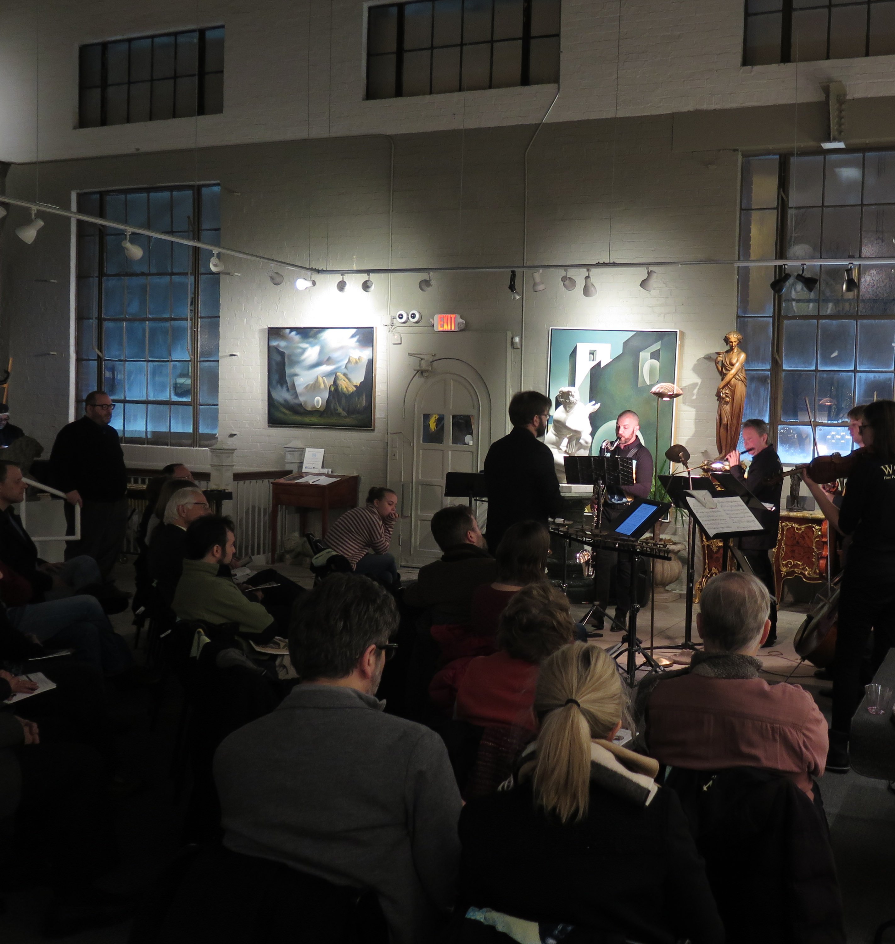 Interior Photograph of Wolfs Gallery in Cleveland, Ohio 