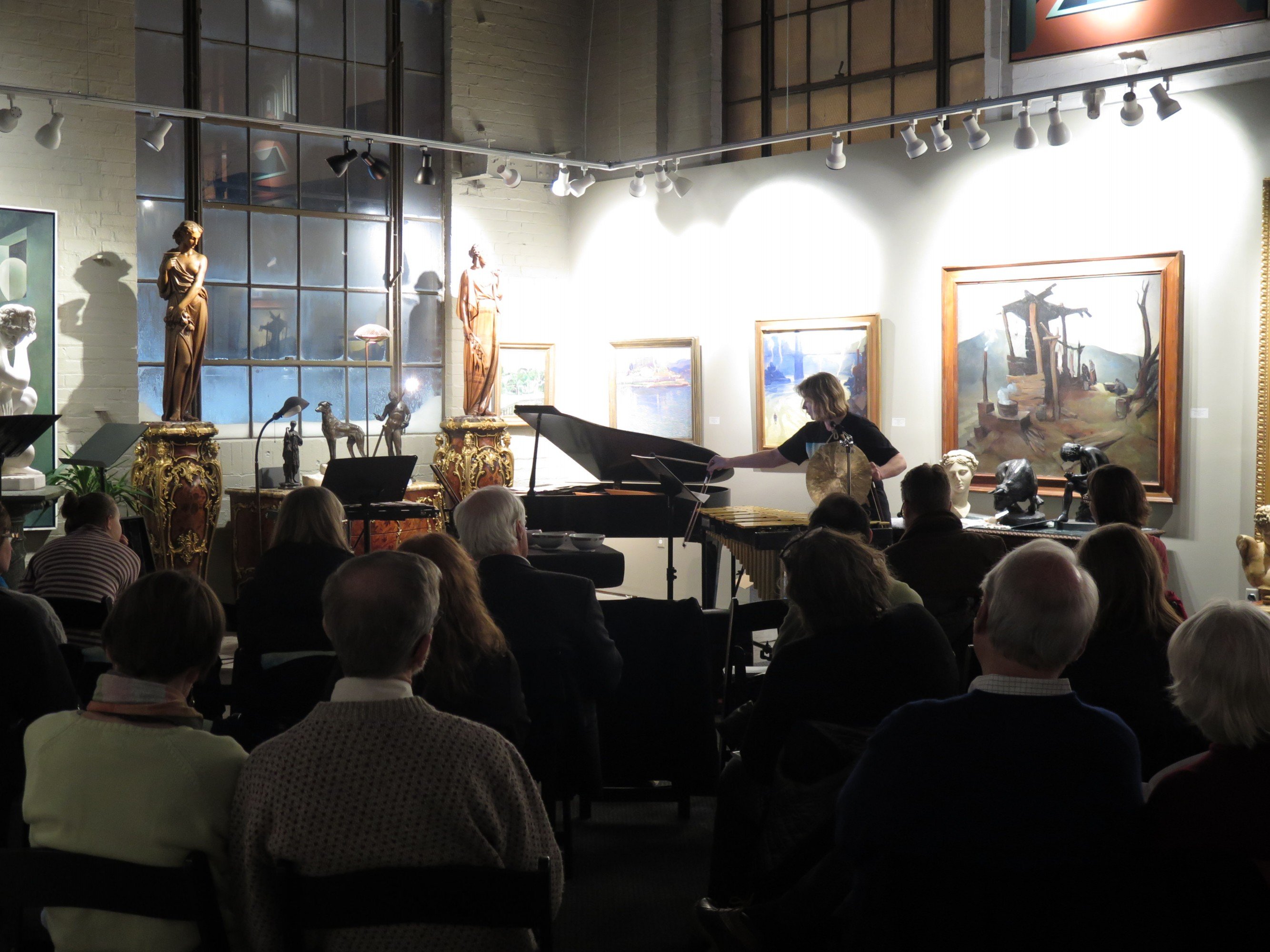 Interior Photograph of Wolfs Gallery in Cleveland, Ohio 