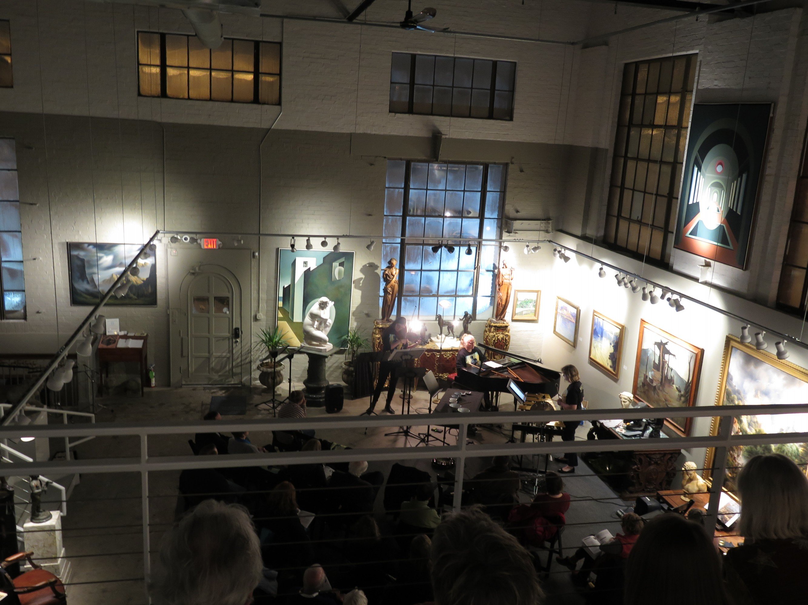 Interior Photograph of Wolfs Gallery in Cleveland, Ohio 