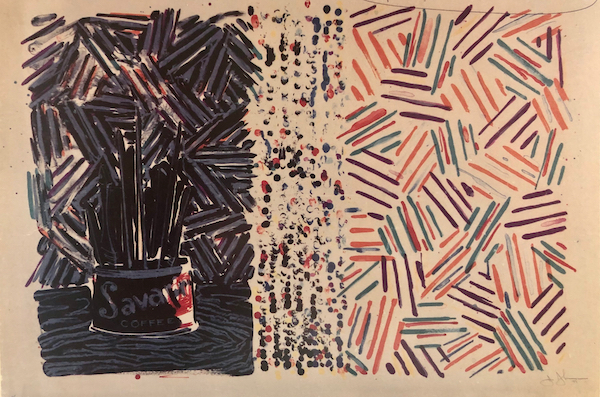 Untitled (Fields) by Jasper Johns