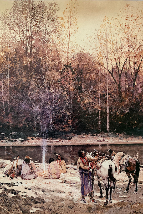 The Hunting Party by Henry Farny