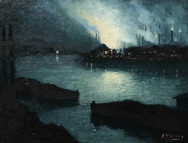 U.S. Steel Mills, Pittsburgh by Aaron Harry Gorson