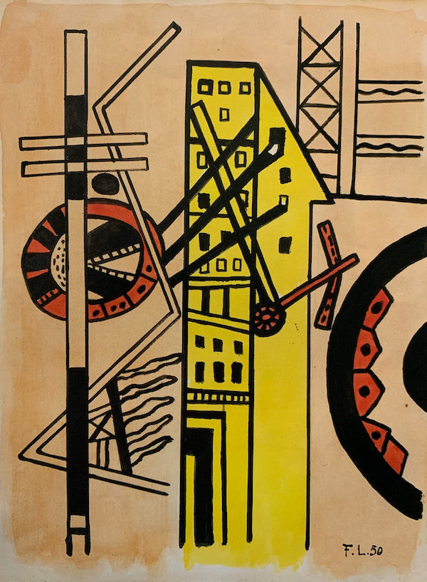 Study for Les Illuminations by Fernand Leger
