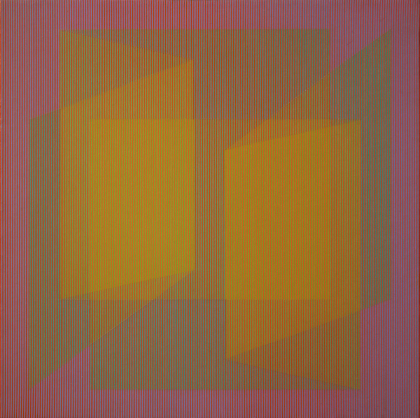 Unfolding Yellow by Julian Stanczak